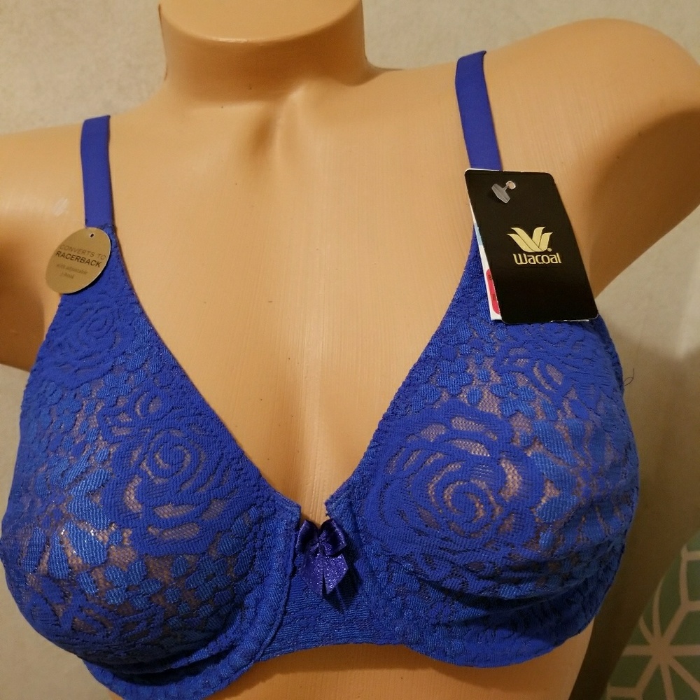 Halo Lace Underwire Convertible Bra.  34c